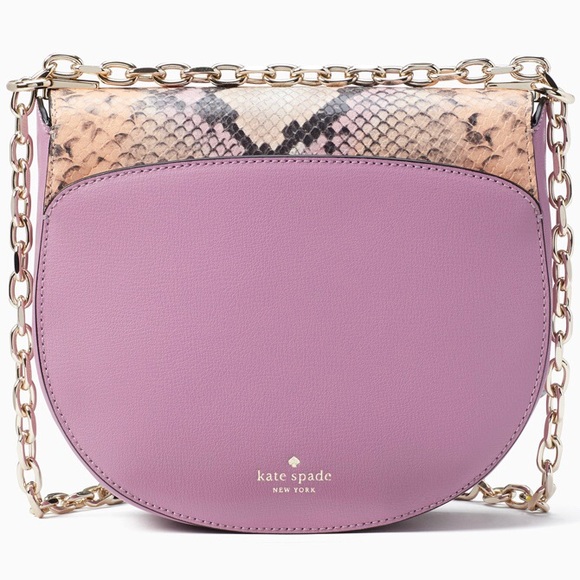 ♠️ Kate Spade ♠️ Robyn Exotic Saddle Bag - Picture 4 of 16